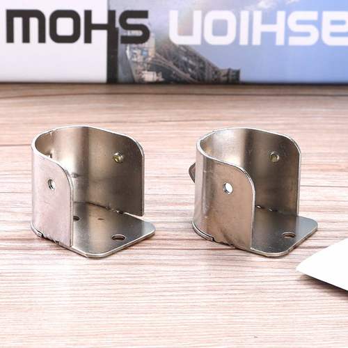 批发仿不锈钢法兰衣管座 30mm居家装饰挂柜衣托 窗帘杆窗帘杆座