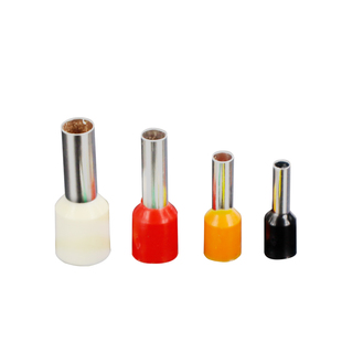 管型预绝缘接线端子VE1512护套针形冷压0508线鼻子6012紫铜欧式