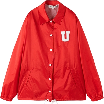 urlazh/有兰复古红防晒夹克