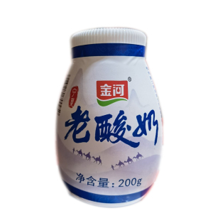 老酸奶金河24瓶原味发酵酸奶银川