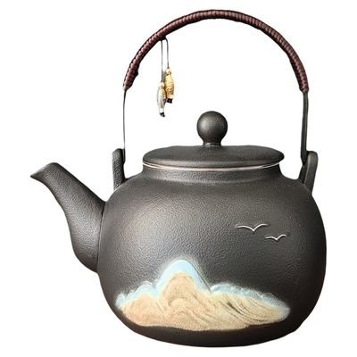 900毫升陶瓷茶壶大容量提梁壶