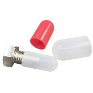 100个耐高温硅胶套 喷粉喷塑喷漆保护套螺丝螺纹螺牙胶套硅胶套帽