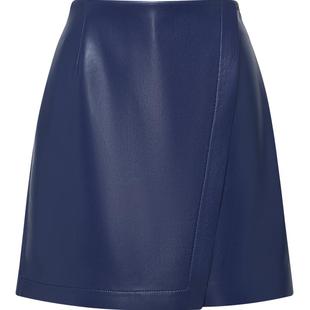 EP YAYING雅莹女装 蛋白皮质感短款a字裙裤 2025新品6205A