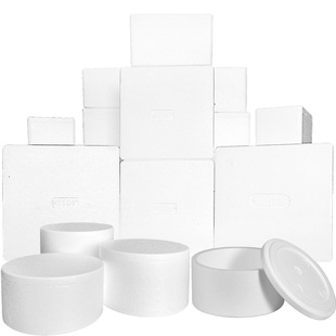 国亨圆形泡沫箱保温箱快递专用冰激凌蛋糕手抓饼冷藏箱保鲜批发