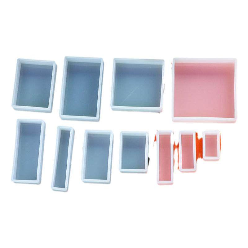 昆虫干花标本硅胶模具 长方体正方摆件装饰品水晶滴胶diy材料立体