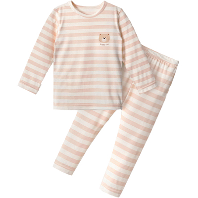 儿童薄款发热保暖内衣初秋女童衬衣衬裤男童秋衣裤宝宝家居服套装