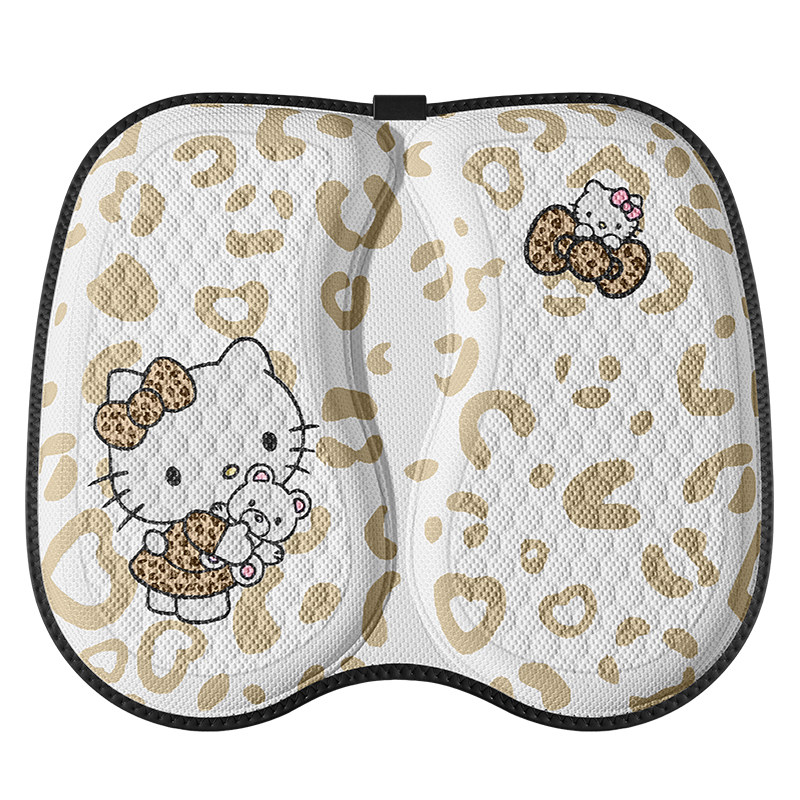 2026新款卡通Kitty凝胶方垫 四季通用透气可水洗 车载内饰座椅垫
