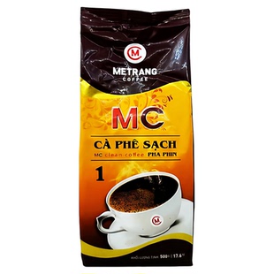 越南原装METRANG美庄MC1号咖啡粉滴漏研磨2号3号阿拉比卡纯黑咖啡