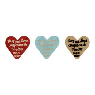 博主同款原创设计爱心字母地毯卧室床边毯客厅茶几地垫毯法式复古