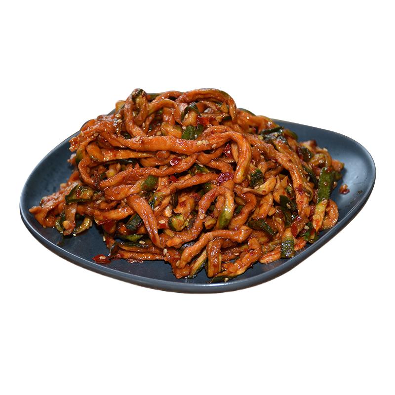 延边朝鲜族泡菜 萝卜丁 香辣萝卜干 韩式萝卜条传统风味泡菜500克