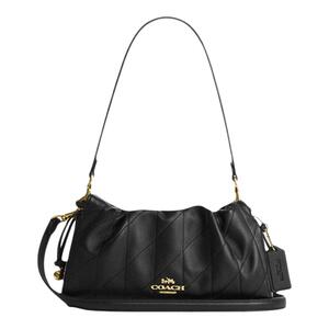 【自营】COACH/蔻驰Faye26金色徽标绗缝纳帕皮革斜挎单肩包女款