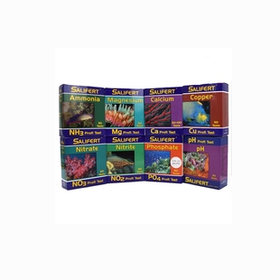 荷兰Salifert沙利法PH NO2 NO3 KH PO4 Sr Ca I2 Cu 钾海水测试剂