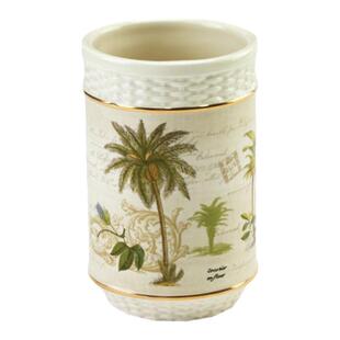 现 纽约下城公园进口拿骚清风棕榈树陶瓷浴室套件浴巾浴帘地垫