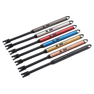 煤气灶脉冲点火器电子枪厨房燃气灶打火机长手柄防风充电加长家用