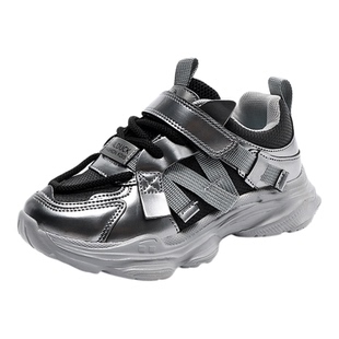 小黄鸭童鞋男童休闲鞋冬款2025新款加绒二棉冬鞋老爹鞋儿童运动鞋