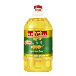 金龙鱼非转基因精炼一级大豆油5L桶食用油色拉油官方正品家用植物