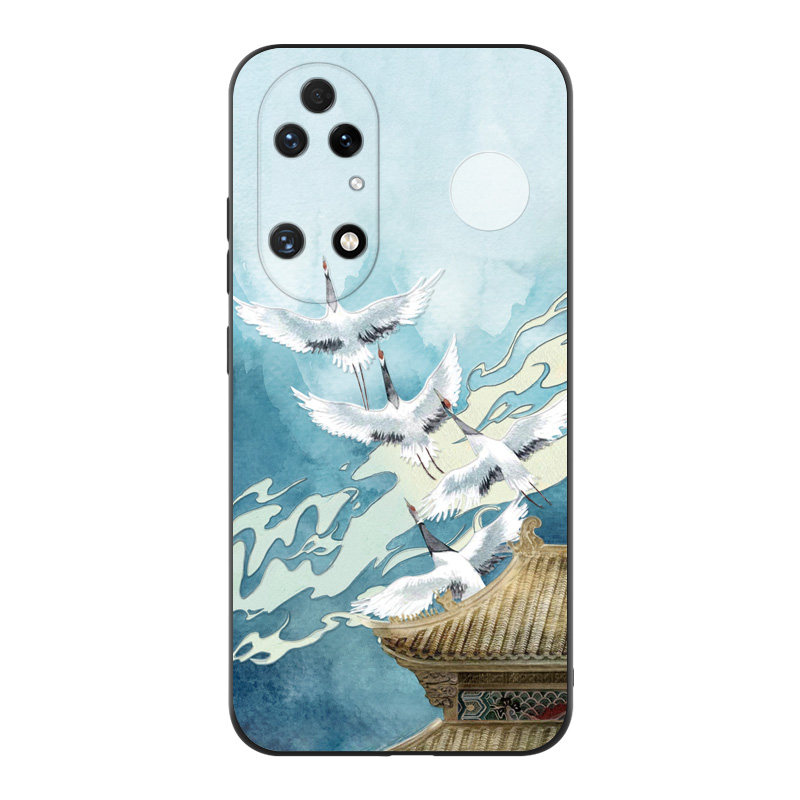 适用于华为p50e手机壳p50pro保护套p50全包防摔p40pro+硅胶软壳p40超薄磨砂个性创意定制浮雕中国风男女新