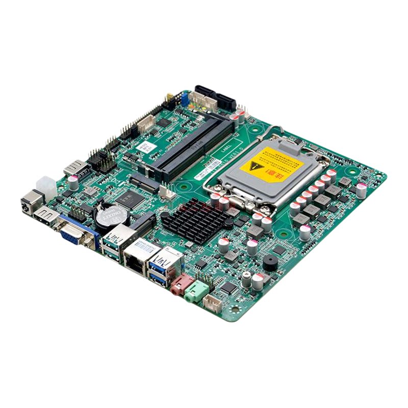 研域B610迷你ITX工控主板H610芯片LGA1700针12/13/14代双HDMILVDS