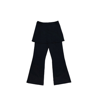 Qimoo/淇木冬季新款童装女童磨毛空气层假两件裙裤QCL4KP140A