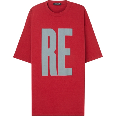 Undercover 春夏男宽松印花短袖T恤