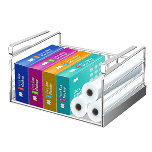 304不锈钢橱柜下挂架悬挂收纳柜内分层架免打孔吊柜下挂篮置物架