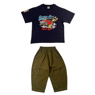 RACKETYLD儿童街舞潮服男童嘻哈风童装炸街帅hiphop街舞女孩套装