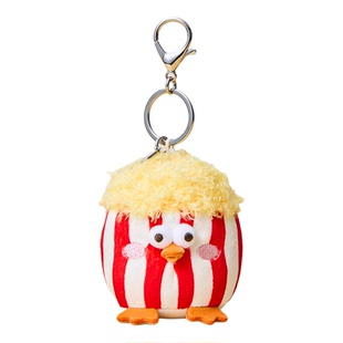 MINISO名创优品墩墩鸡爆米花墩毛绒挂件玩偶搞怪抽象可爱周边礼物