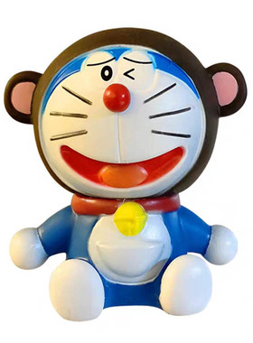 卡通小猫咪汽车桌面弹簧公仔摆件
