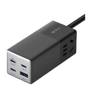 公牛插座67W快充插线板桌面插座插排氮化镓办公充电拖线板usb