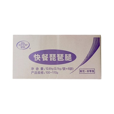 冷冻快餐琵琶腿100/110g6袋120个