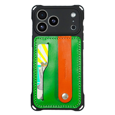 iPhone17手机壳支架插卡挂绳斜挎