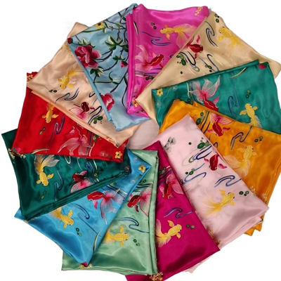 绣花被面结婚真丝桑蚕丝软缎被罩