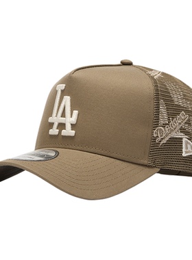 NEW ERA纽亦华26新品MLB网眼字母高顶弯檐卡车帽男女硬顶NE940