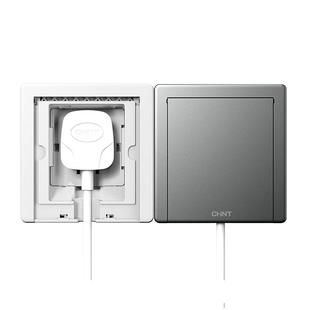 正泰嵌入式插座冰箱内嵌式隐藏形内凹插座16a三孔10A五孔防水插座