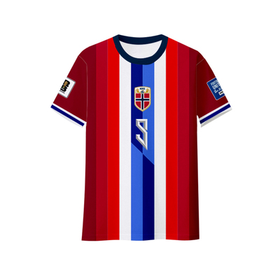 2026世界杯挪威队服球衣速干T恤