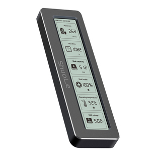 硕乐全金属大屏数显m.2固态SSD硬盘盒nvme转typec外接sata移动m2