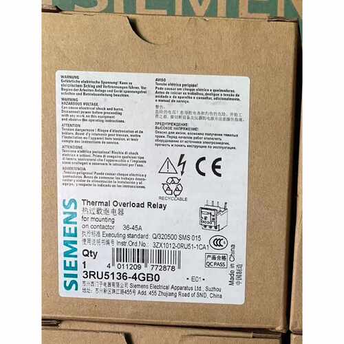 3RU2136-4QB1 全新原装正品 标价
