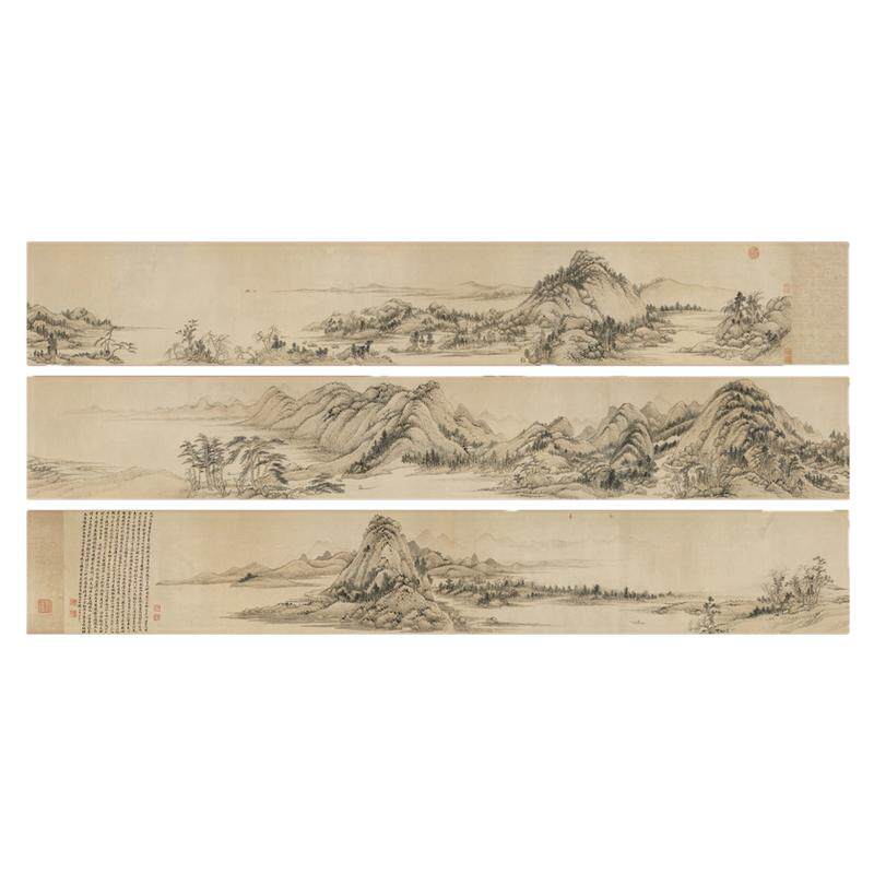 装饰画富春山居图高清复刻临摹