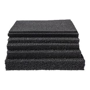 活性炭海绵体空气过滤棉黑色过滤网商用油烟机排烟除异味回风净化