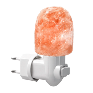 小夜灯盐灯卧室床头灯喜马拉雅小壁灯圆球盐晶灯创意助睡眠暖光