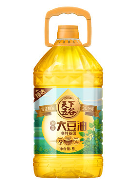 天下五谷非转基因浓香大豆油5L