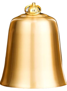 纯黄铜地钟铜风铃挂件手敲钟台湾法器布钟家居挂饰品寺庙吊钟铃铛