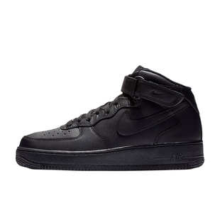 NIKE耐克男鞋AIR FORCE 1空军一号黑色AF1经典高帮板鞋CW2289-001