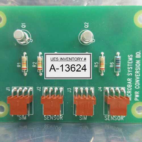 Microbar Systems 11-0123-00 Power Conversion Board PCB Used