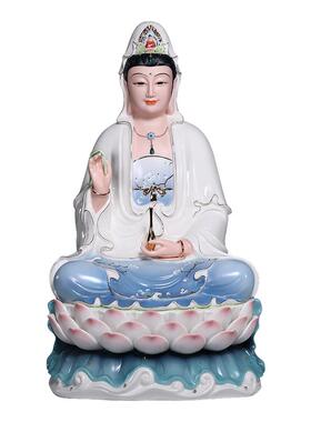 微美12至24寸荷叶观音佛像