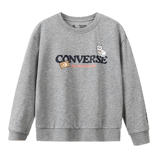 【甜宠时光】匡威童装男童卫衣青少年春季休闲百搭运动潮流上衣