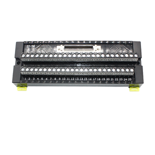 适用三菱安川松下禾川伺服驱动器CN1端子台SCSI50芯50P中继接线板