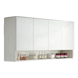 实木厨房吊柜壁柜上墙储物柜橱柜壁挂式壁橱无拉手收纳置物柜定制