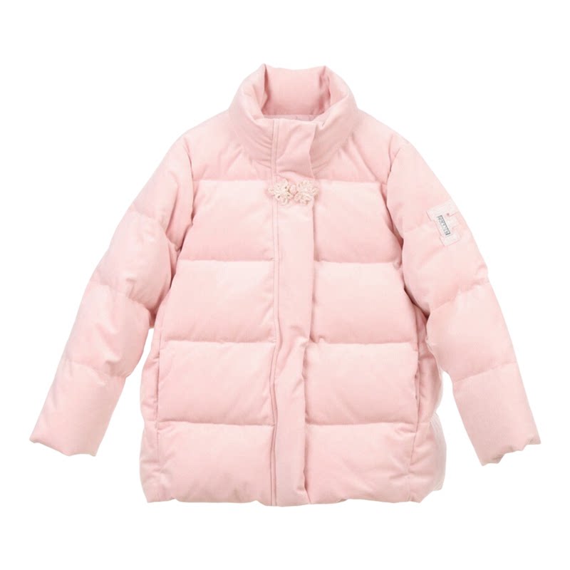 女童加厚时尚保暖白鸭绒羽绒服