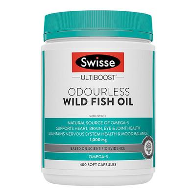 斯维诗swisse鱼油swiss诗维斯swissedha斯维诗1000mg无腥味400粒